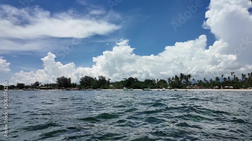 boat trip at Gili Trawangan - boat trip at the gili Islands in Indonesia
