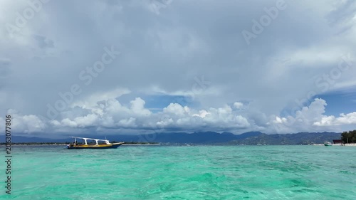 boat trip at Gili Trawangan - boat trip at the gili Islands in Indonesia