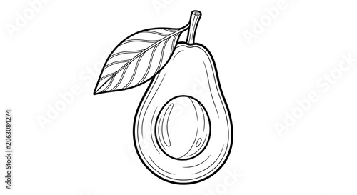 Minimalist black and white bicycle illustration vector.