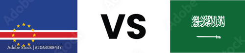 Cape verde vs saudi arabia flag comparison