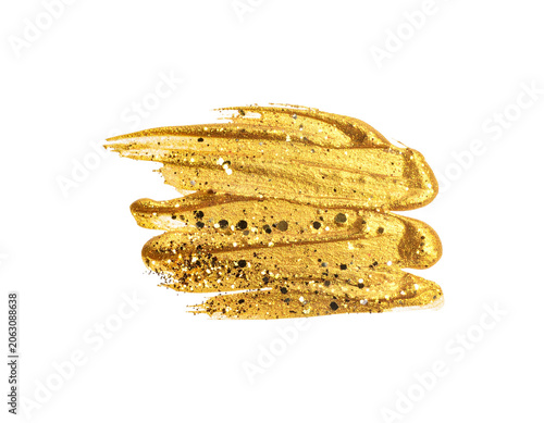 hand-painted gold glitter sparkles, isolated on transparent background, luxury journal sticker, individual elements, high detail