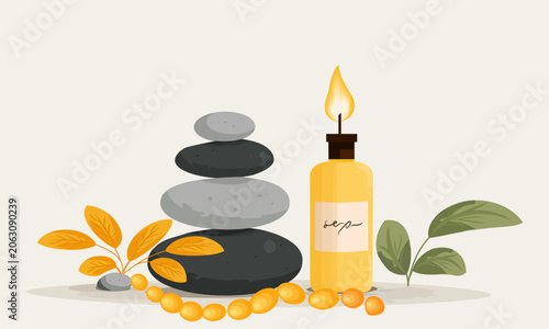 Relaxation and wellness accessories for spa salons