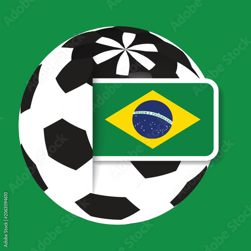 Brazil, soccer, football, Brazil flag, sports, soccer ball, vector icon