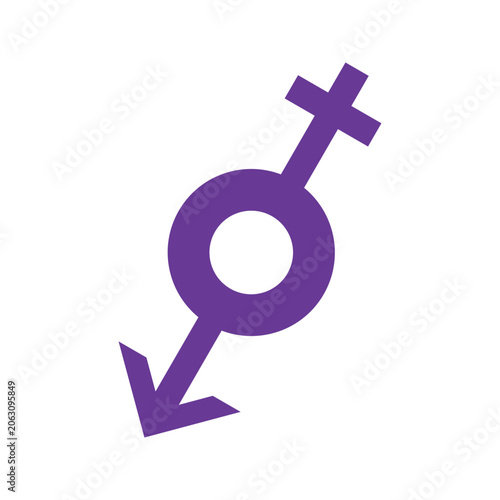 Female Male Gender Symbol Illustration Design