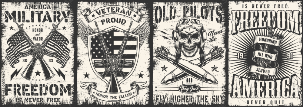 Obraz premium Military pride show
