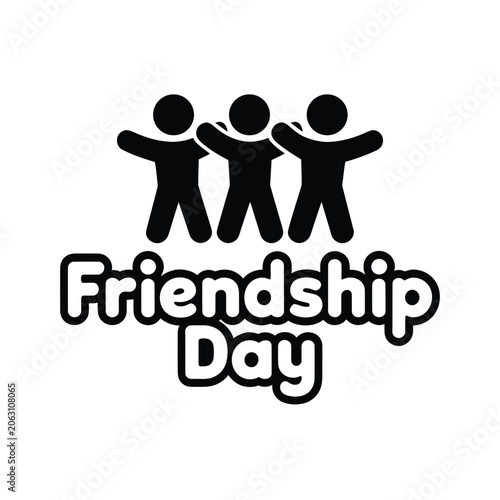Friendship Day Typography 