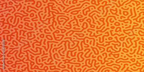 Tableau sur toile Generative algorithm psychedelic background