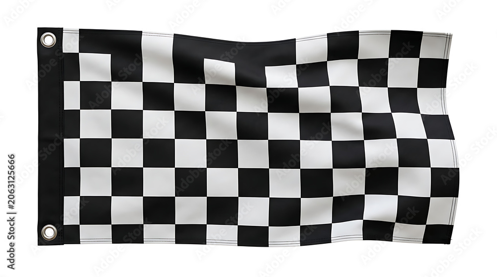 Obraz premium Black and white checkerboard pattern design