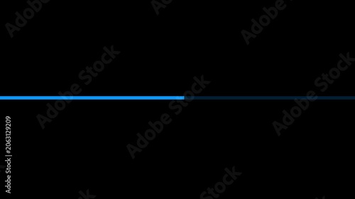 Loading animation on black screen for comming soon or starting ad loading