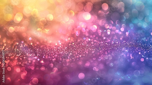 Vintage-style holographic background with dusted multicolors, rainbow prism light leaks, and blurred glow, perfect for trendy retro effects