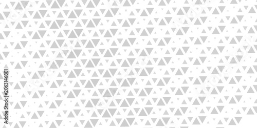 Geometric Triangle Pattern Background With Black Triangles On White Gradient Design.eps.10