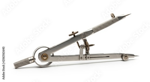 Vintage Drawing Compass Tool for Geometry, Architecture, Drafting, and Art