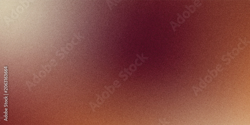 фотографія Abstract grainy gradient background with warm orange and dark brown tCinematic abstract background featuring heavy film grain texture and a soft light leak effect