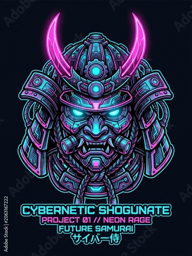 samurai neon