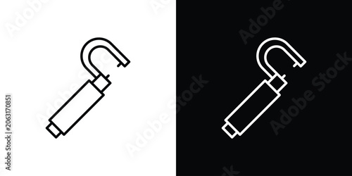 Photos Micrometer icon in vector. Logotype icons
