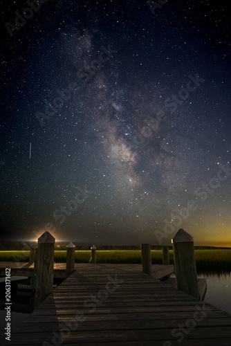 Stars, Milky Way, Assateague Island National Seashore,Chincoteague, Virginia