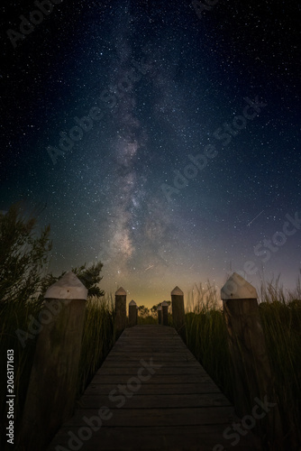 Stars, Milky Way, Assateague Island National Seashore,Chincoteague, Virginia