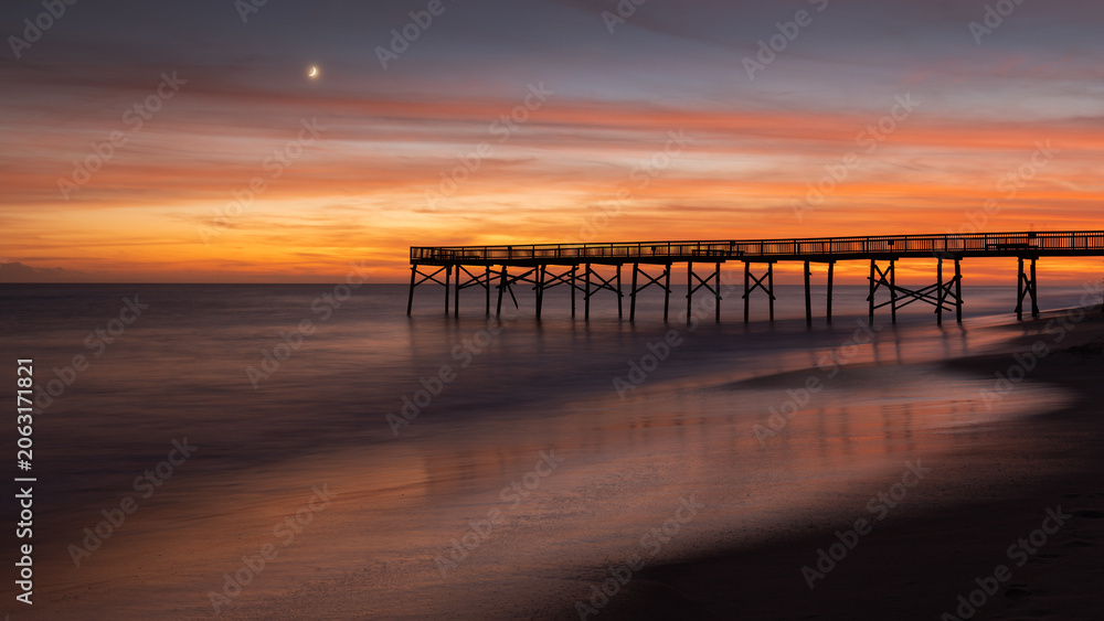 Fototapeta premium Sunset, Atlantic Beach, Outer Banks, North Carolina (2).jpg