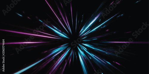 Photos Dark abstract background with light streaks abstract background technology veloc