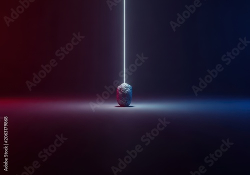 Visual representation of focused narrow perspective, emphasizing restriction and limited awareness of the surrounding environment, focus, conceptual, blur