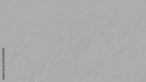 Gray crumpled paper background texture with wrinkles and creases blank plain simple design. Resizable and editable, EPS 10.