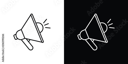 Photos Campaign icon symbol black illustration set