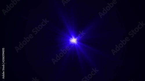 High-quality stock footage of sun rays light effects, for desi Optical Lens flare light background.Emergency Lights black bg. optical flare shine light ray, lens flare shine light flickering light.
