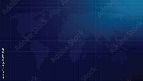 Minimalist Global Connectivity Map Background