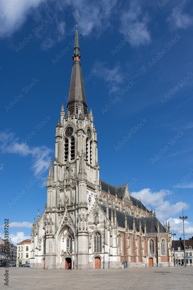 Fototapeta premium Église Saint-Christophe à Tourcoing 
