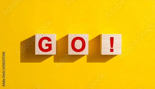 GO! – Motivation & Action Symbol