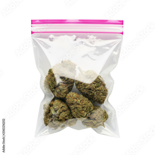 A sealed bag of various types of dog treats and biscuits. isolated on transparent background