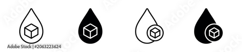 Diabetes Icon Set. Blood Sugar Monitoring, Glucose Management and Healthcare Awareness Icons. Vector Illustration.