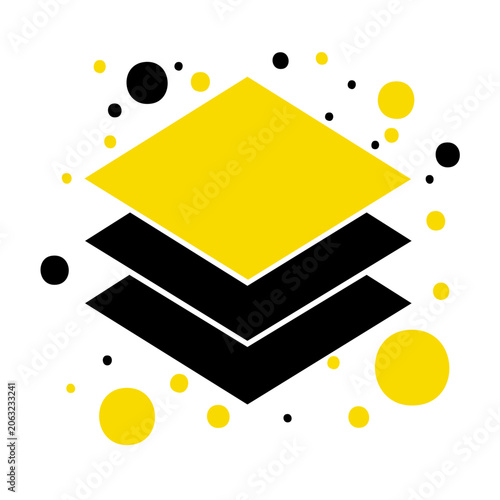 Abstract Geometric Shapes Design