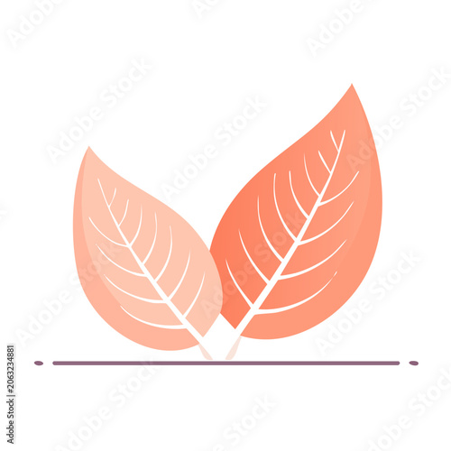 Orange origami paper crane vector