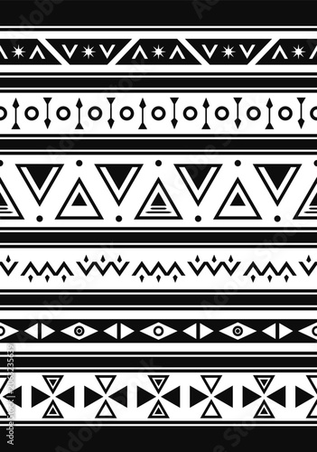 simple mayans folk tribal cloth print traditional pattern ethnic ornament art wallpaper background illustration design