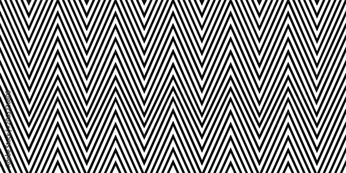 Black and White Zigzag Chevron Stripe Pattern Background vector illustration