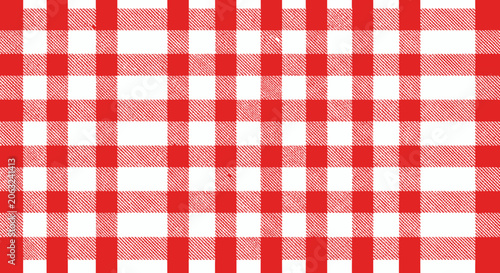 Photos Red and white gingham pattern for tablecloth texture