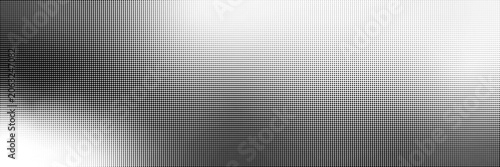 Half tone dot pattern background with gradient texture and fade effect. Vintage abstract black grunge background.