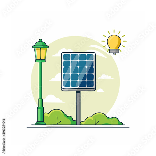 Flat design wind turbine with solar panel