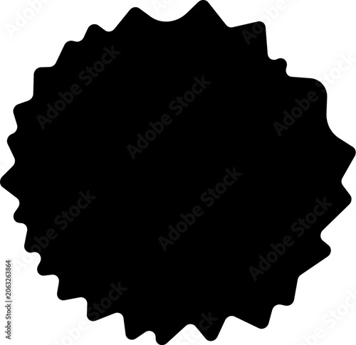 Fotografie Middle Eastern falafel ball solid silhouette vector illustration set with crunchy chickpea fritter icons for traditional vegan food menu design