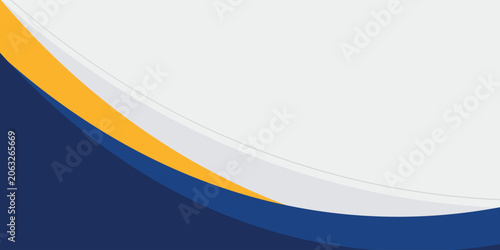 Blue and yellow abstract geometric background vector illustration modern