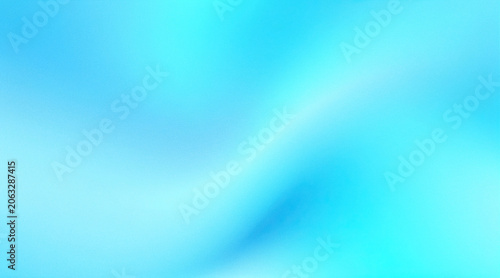 Obraz na plátně Soft blue cyan gradient with subtle grain