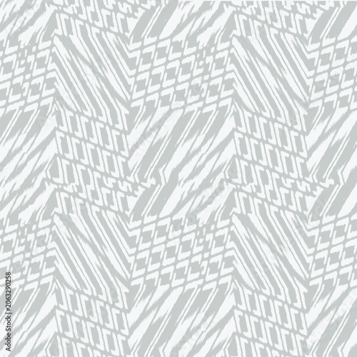 Vector organic origami sage green seamless pattern, abstract background with hand drawn smeared random lines and trendy hipster style texture.
