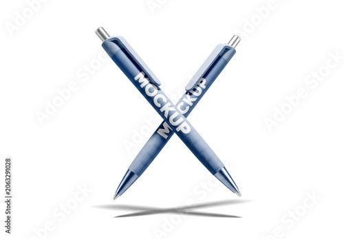 Ballpoint Pen Studio Background Mockup