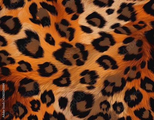 leopard fur texture spots furry background jaguar print skin pattern fashion design for clothes