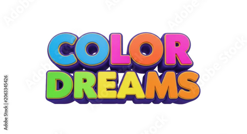 Vibrant Color Dreams Logo Design