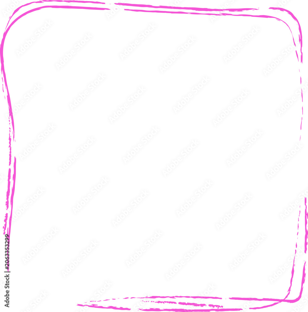 Obraz premium Frame Hand Drawn Square Sketch