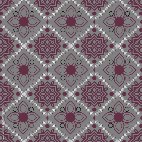 seamless damask pattern