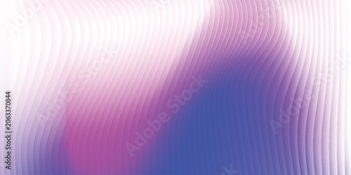 Abstract background gradient purple blue combination, shiny liquid with stripes effect. Refraction of wavy striped glass.