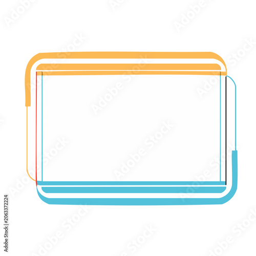 Stacked books flat vector illustration